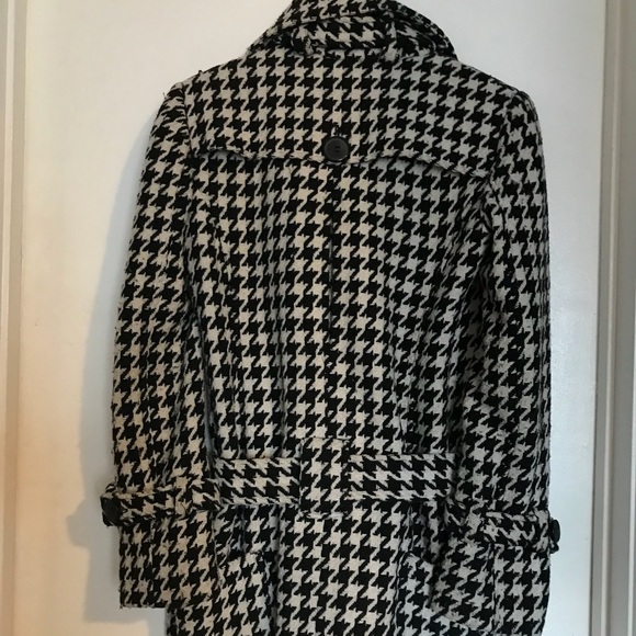AMERICAN RAG hounds tooth winter PEA COAT size SM - Picture 2 of 5